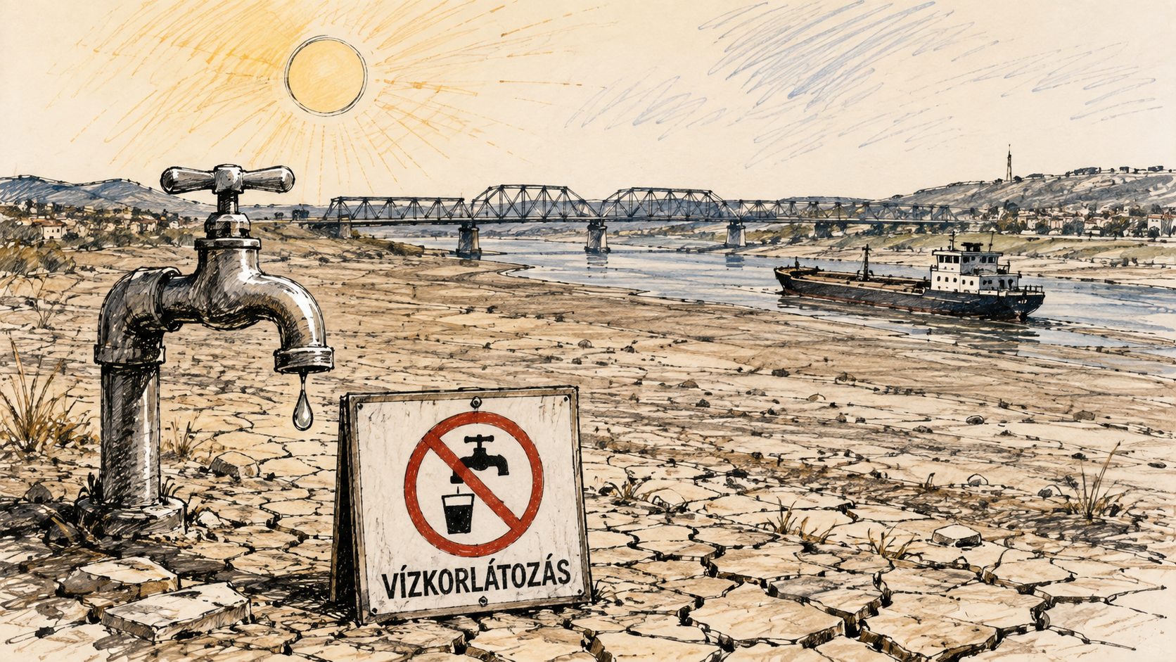 Vízkorlátozásokat vezettek be Szerbiában és Boszniában