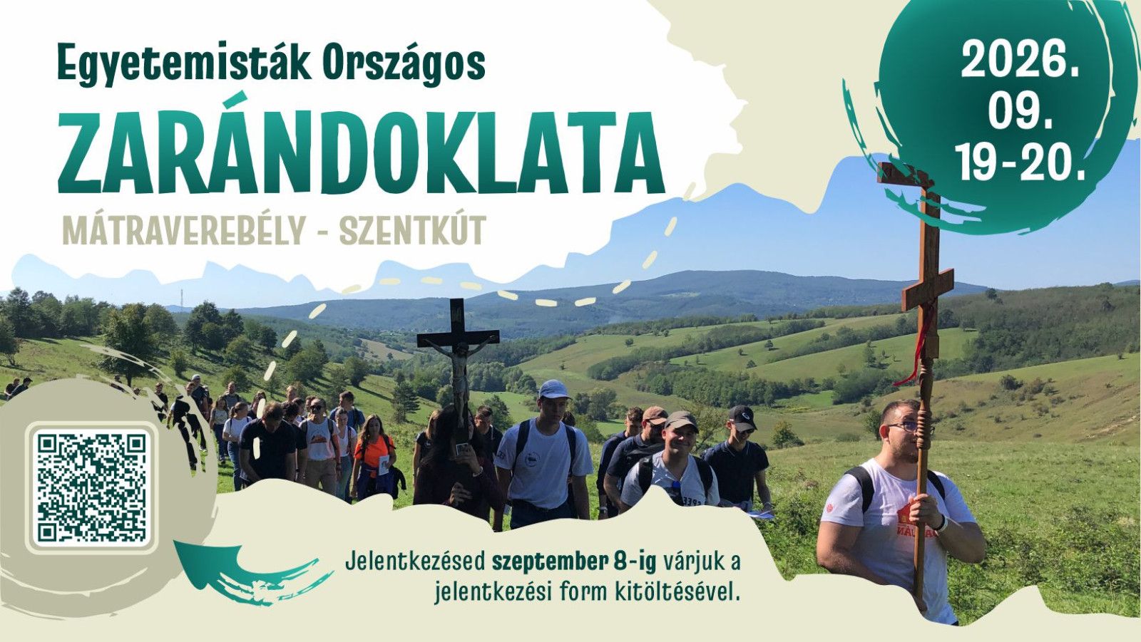 Idén is Mátraverebély-Szentkútra zarándokolnak az egyetemisták