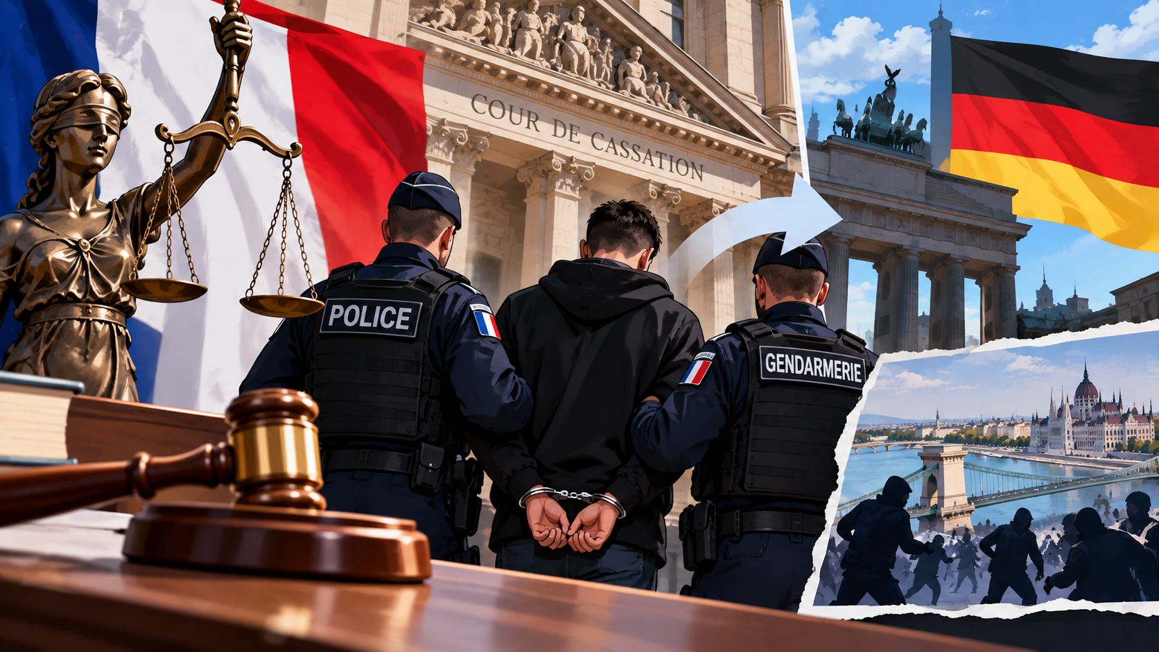 Németországnak adják át a Budapesten elkövetett erőszakkal gyanúsított albán aktivistát