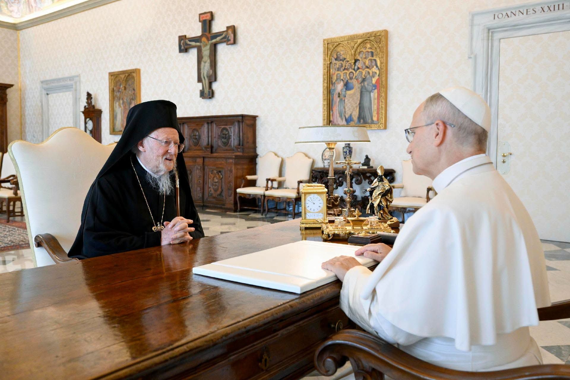 A Szentatya fogadta I. Bartholomaiosz konstantinápolyi ökumenikus pátriárkát
